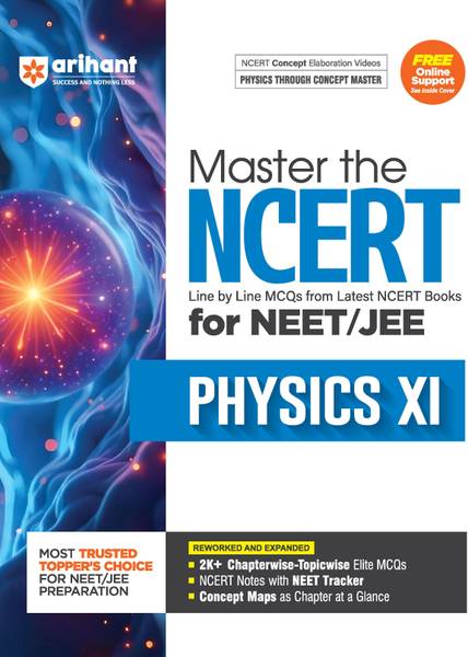 Arihant Master the NCERT Physics Class 11 for NEET/JEE 2026 | Line by Line MCQs from Latest NCERT Books | 2000+ Topicwise-Chapterwise MCQs | NCERT Not...