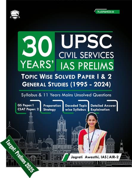 30 Years UPSC Prelims Previous Year Solved Question Papers | Topic-Wise ...