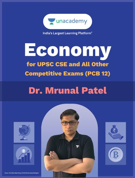 Economy for UPSC Civil Services Examination and All Other Competitive Exams (PCB 12)| 1st Edition | English | Prelims |