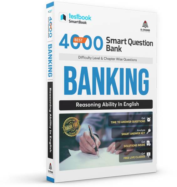 Best 4000 Smart Question Bank Banking Reasoning Ability In English  (Paperback, Testbook)