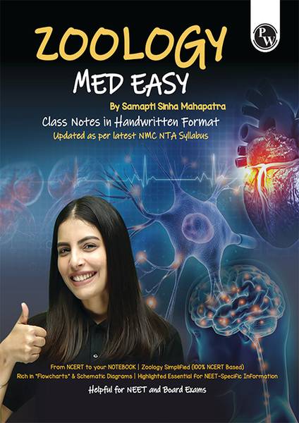 PW Zoology Med Easy For NEET and Board Exams 2024-25 | Flowcharts, Schematic Diagrams l Samapti Sinha Mahapatra Handwritten Notes