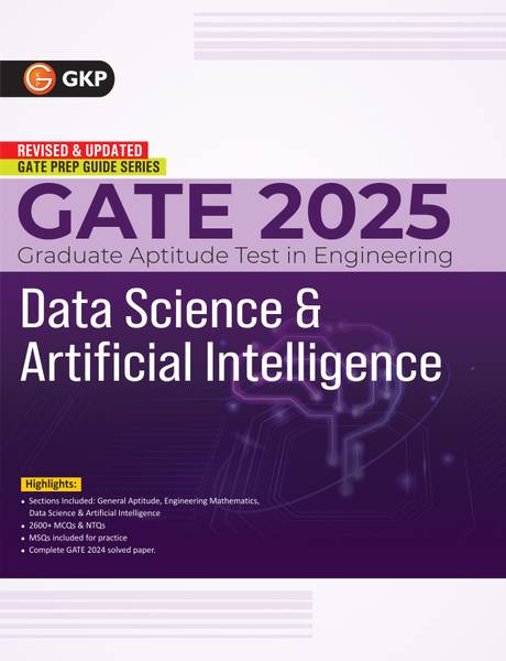 Gate 2025 Data Science, Machine Learning & Artificial Intelligence