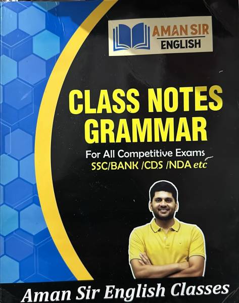 Aman Sir Class Notes Grammar SSC, Bank, NDA, CDS New Edition 2024