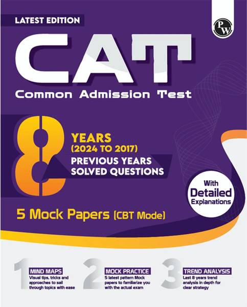 PW CAT 8 Years Chapterwise & Topicwise Previous Years Solved Questions (2024-2017)