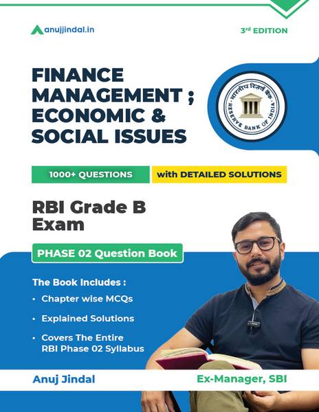 RBI Grade B Phase 2 Finance Management and Economic & Social Issues Practice Questions book by Anuj Jindal