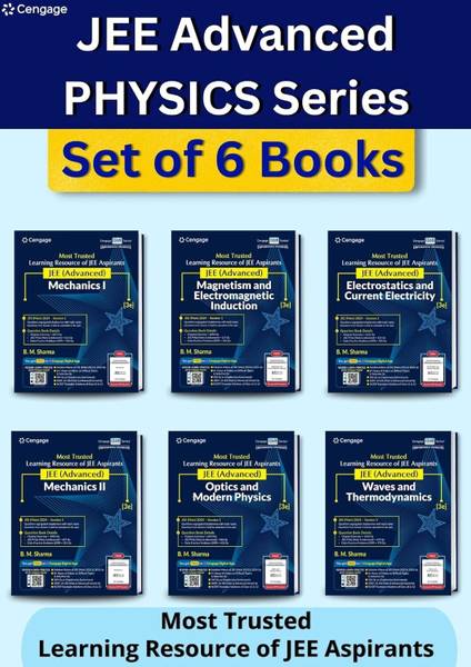 Physics Combo for JEE Advanced: Mechanics I + Mechanics II + Magnetism & Electromagnetic Induction + Electrostatics & Current Electricity + Optics & M...