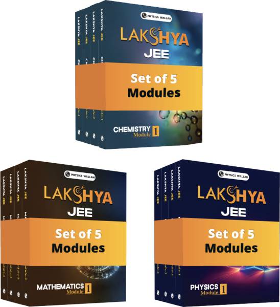 PW Lakshya For JEE Main & Advanced Class 12 Physics, Chemistry and Mathematics Modules with Solutions Combo Set of 15 Books (2025 Edition)