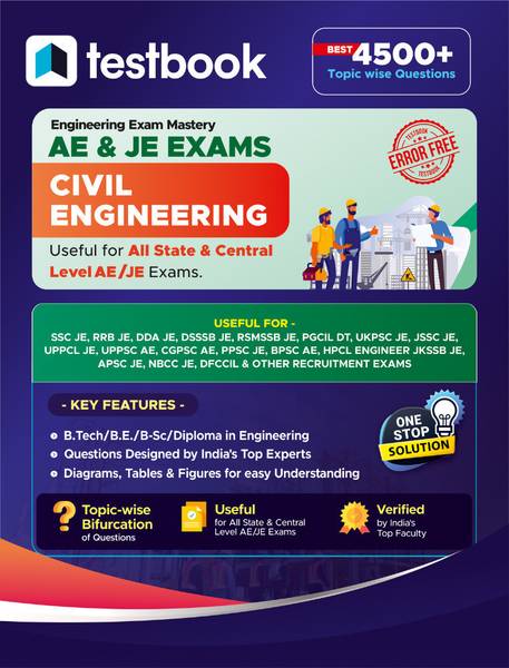 Civil Engineering AE/JE Exam Guide: 4500+ Chapterwise Solved Questions & Previous Year Papers - Useful for SSC JE, RRB JE, DDA JE, SSSB JE, RSMSSB JE,...
