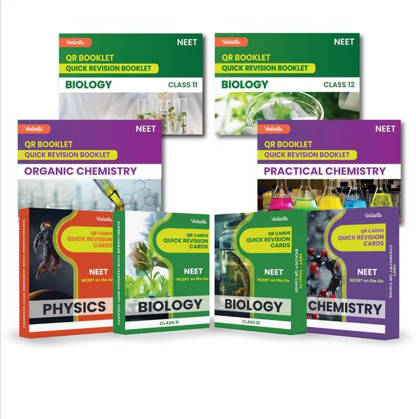Vedantu NEET Quick Revision Cards 2025 | Physics, Chemistry & Biology Flash Cards