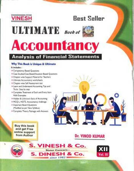 Vinesh Ultimate Book Of Accountancy 12 Vol.3 (2025) CBSE