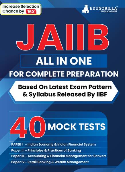 JAIIB Exam - 2025 (Paper 1, 2, 3, 4) - Based on Latest Exam Pattern & Syllabus Released by IIBF - 40 Mock Tests (4000 Solved Questions) with Free Acce...