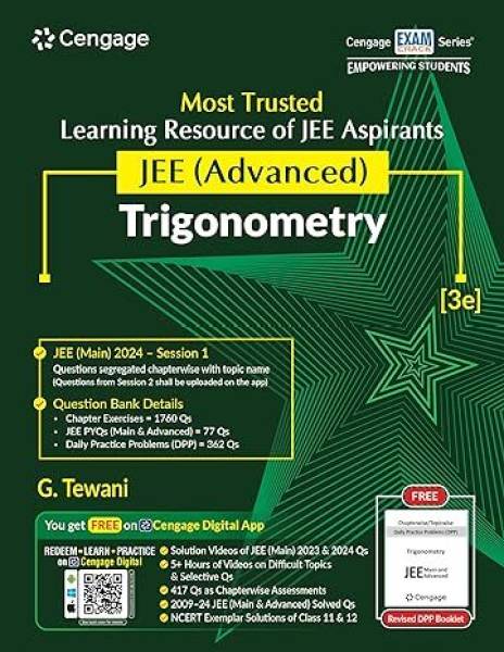 JEE Advanced Trigonometry with Free Online Assessments and Digital Content 2024