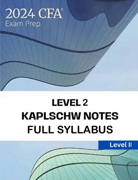 CFA Level 2 Books 2024 | Complete Study Package