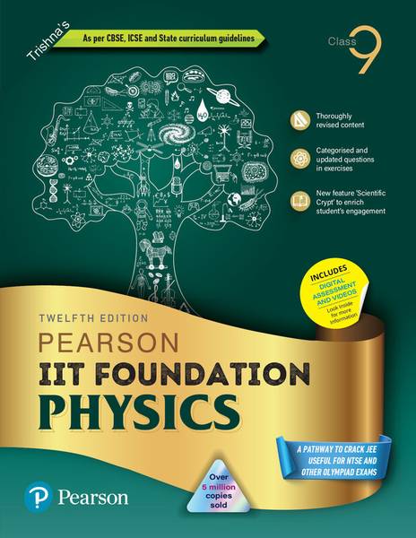 Pearson IIT Foundation'24 Physics Class 9, As Per CBSE, ICSE. For JEE | NEET | NSTE | Olympiad,Free access to elibrary, vidoes & Myinsights Self Prepa...