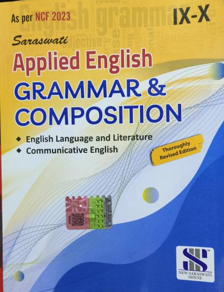 Saraswati Applied English Grammar & Composition Class 9&10 Combined (2024 edition)