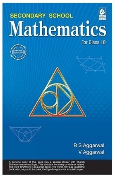 Secondary School Mathematics for Class 10 - CBSE - by R.S. Aggarwal Examination 2024-2025
