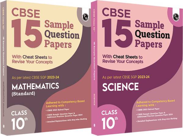 PW CBSE 15 Sample Question Papers Class 10 Mathematics, Science for 2024 Exam | Competency-Based Learning | PYQ 2023 Paper with Topper's Explanations,...