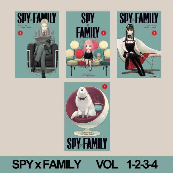 SPY x FAMILY Manga Combo Vol. 1, 2, 3, & 4 (Paperback, Tatsuya Endo)
