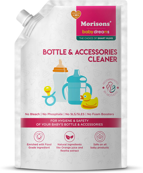 Morisons Baby Dreams Bottle & Accessories Cleaner - Refill Pack 500ml