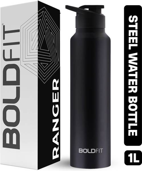 BOLDFIT Steel Water Bottle Sipper Bottles for Adults Steel Sipper Water Bottle Metal 1000 ml Sipper