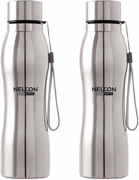 Nelcon Stainless Steel Water Bottle 1000ML For Regular Basis Leak Proof Office Bottle 1000 ml Bottle