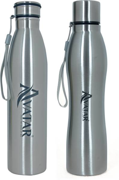 AVATAR 132+162 Combo Stainless steel Water /Fridge/ Refrigerator bottle pack 2 1000 ml Bottle