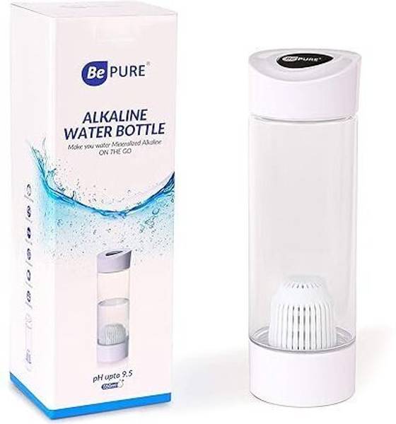 BePURE Premium Alkaline Bottle- Convert your Water to Mineralized 550 ml Bottle