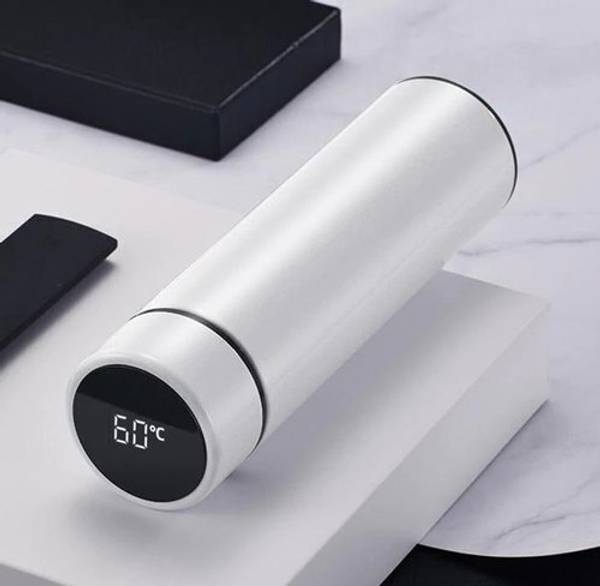 aaryashoppy 500 ML Thermos Insulated Hot Cold Flask LED Temperature Display Vacuum Bottle 500 ml Bottle