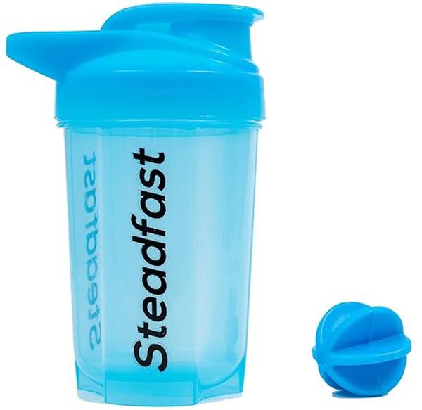 STEADFAST NUTRITION Protein Shaker Blender Bottle with Blender Ball 400 ml Shaker