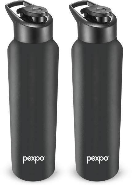 pexpo 750 ml Sports and Hiking Stainless Steel Water Bottle, Chromo-Xtreme 750 ml Bottle