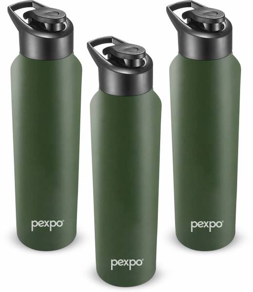 pexpo 1000 ml Sports and Hiking Stainless Steel Water Bottle, Chromo-Xtreme 1000 ml Bottle