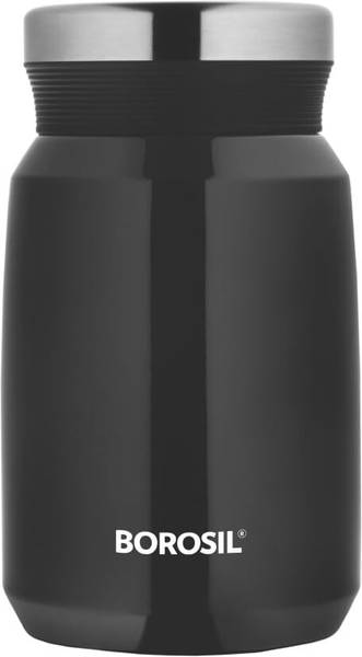 BOROSIL Carry Mate 500 mL Stainless Steel Vacuum Insulated Soup Flask & Food Jar 500 ml Flask