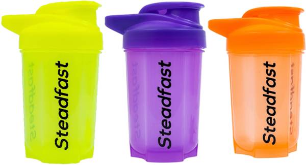 Steadfast NUTRITION Protein Shaker Blender Bottle with Blender Ball 400 ml Shaker