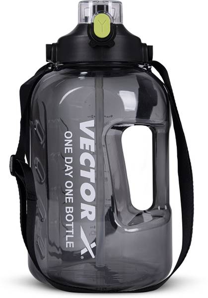 VECTOR X 3 Litre Big Gym Water Gallon Bottle 3000 ml One Day One Bottle with Time Marker 3000 ml Bottle