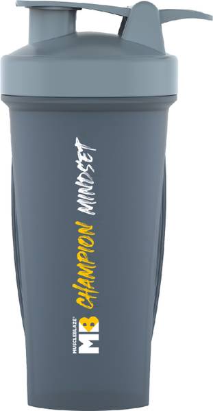 MUSCLEBLAZE Champion Shaker Series, Sipper Bottle with Whisk Ball, 650 ml Shaker