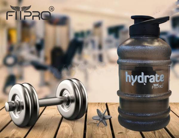 FitPro Unbreakable Sports Gym Gallon Water Bottle 1.5 litre for gym workout 1500 ml Shaker