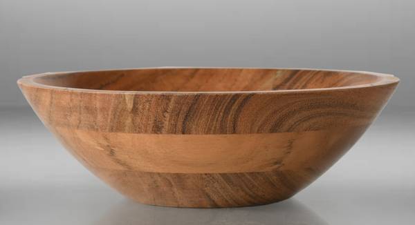 AJCRAFTS Wooden Serving Bowl BS 012 BOWL Disposable