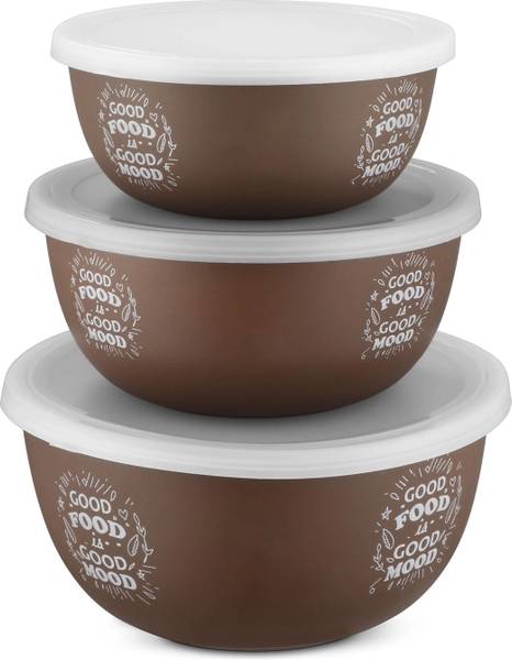 Flipkart SmartBuy Stainless Steel Serving Bowl Flora Microwave