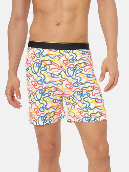 Bummer Micromodal Underwear Soft & Breathable Printed Men Boxer