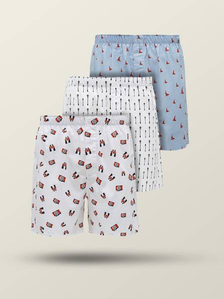 XYXX Remix IntelliEaze Super Combed Cotton Printed Printed Men Boxer