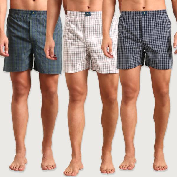 JOVEN Checkered Men Boxer
