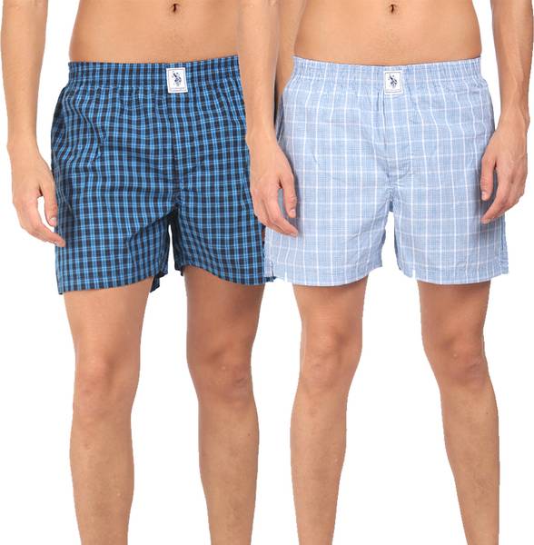 U.S. POLO ASSN. Checkered Men Boxer