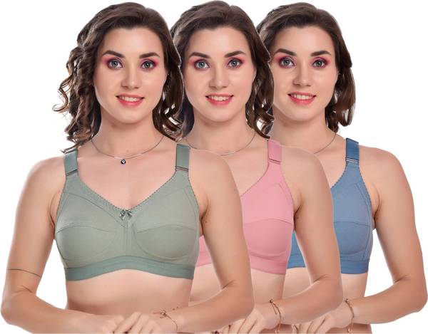 Winsure Women Full Coverage Non Padded Bra