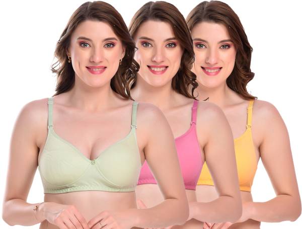 X Care Womens Full Coverage T-shirt Type Non Padded bra Women T-Shirt Non Padded Bra