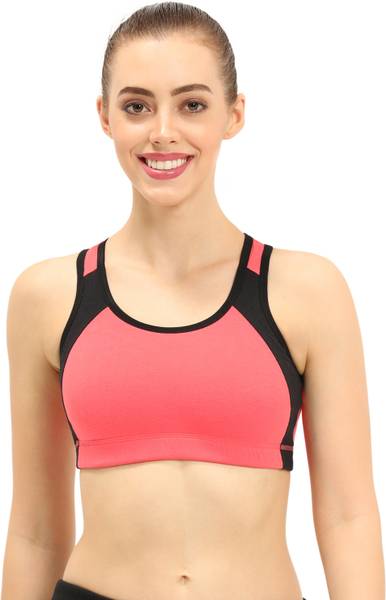 Envie Women Lightly Padded Sports Bra/Non-Wired Removable Padded Racerback Sports Bra Women Sports Lightly Padded Bra
