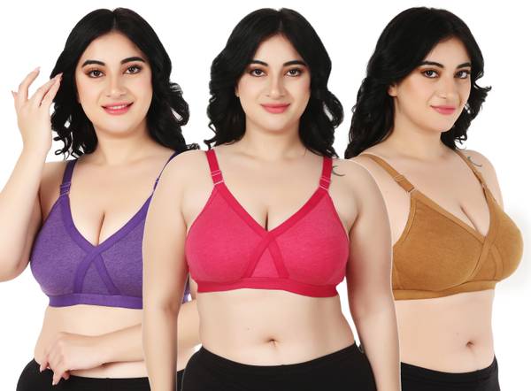 HiloRill Lydia Women Full Coverage Non Padded Bra