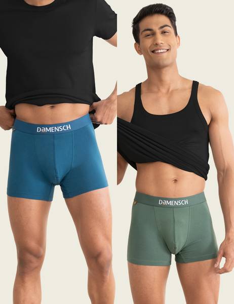 Damensch Men Combed Cotton Stretch Anti-Bacterial Brief