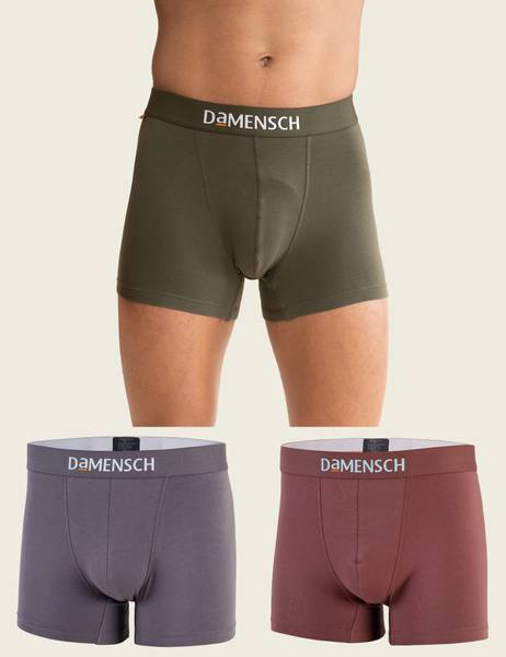 Damensch Men Combed Cotton Stretch Anti-Bacterial Brief
