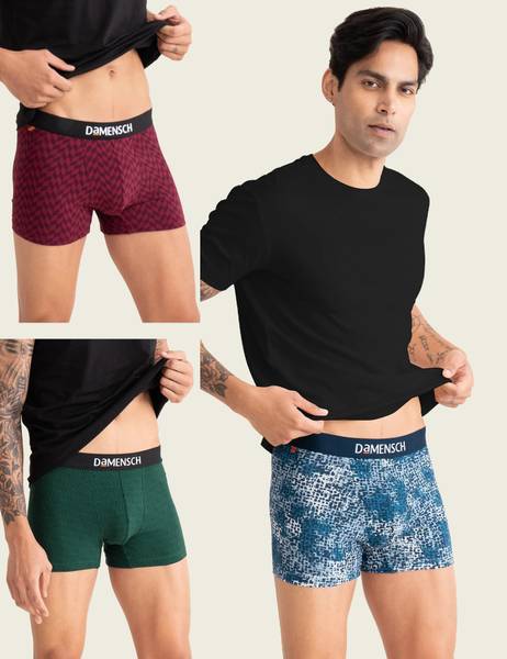 Damensch Men Combed Cotton Stretch Anti-Bacterial Brief