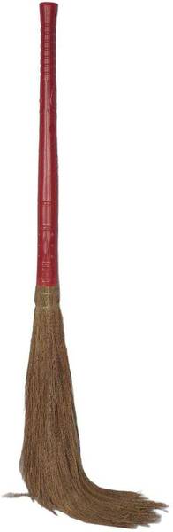 Creazione Production Nexa Plastic Handle natural Grass Broom(Height 53 inch and Weight 500gm+)Jumbo Grass Dry Broom